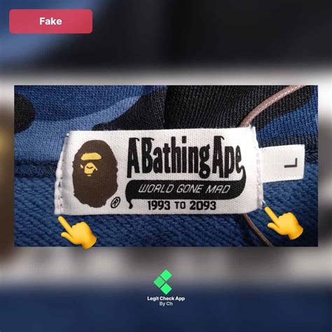 how to tell fake bape clothing|how to check for bape clothes.